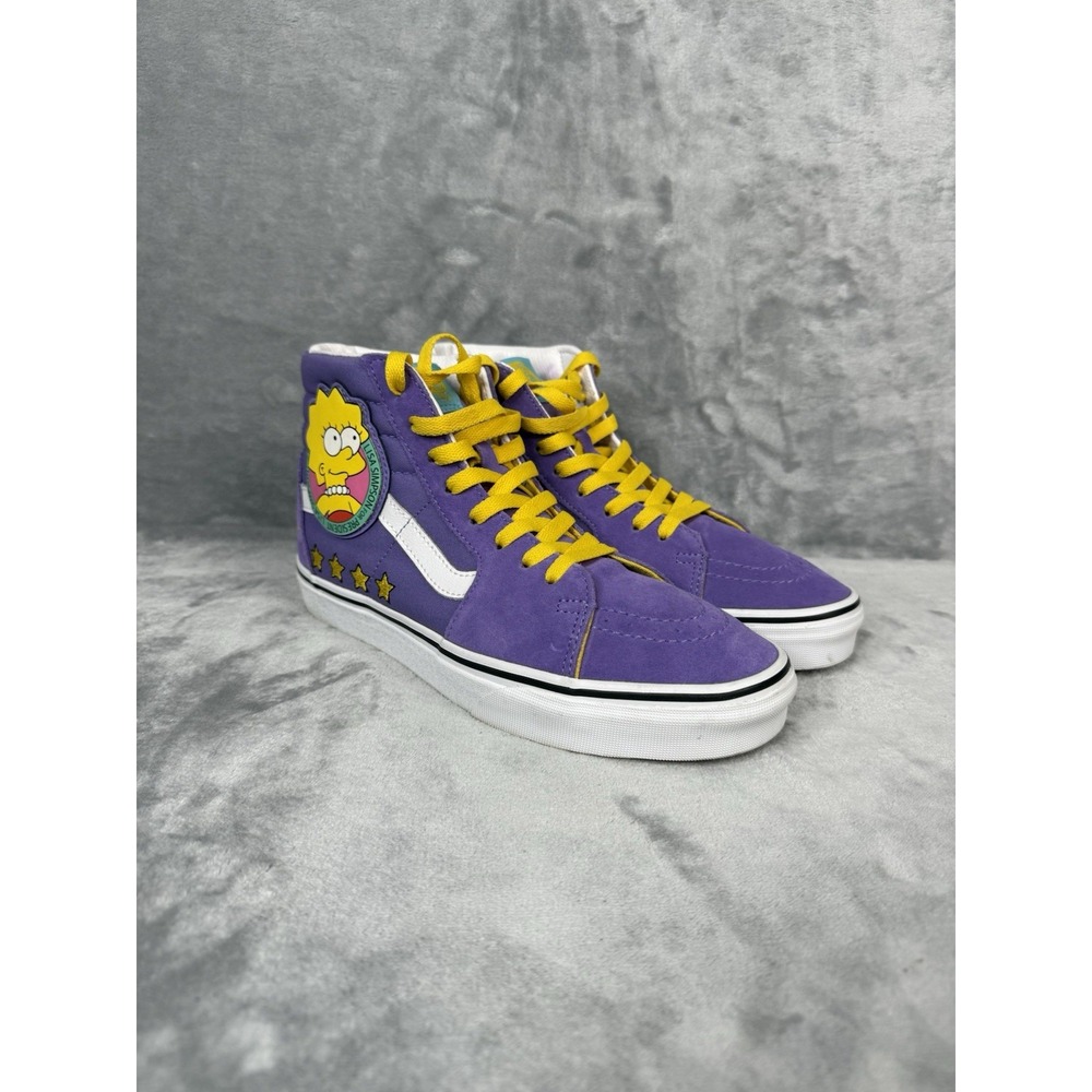 Size 8- VANS The Simpsons x Sk8-Hi Lisa 4 Prez
